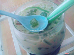 Matcha milk tea : matcha pearl