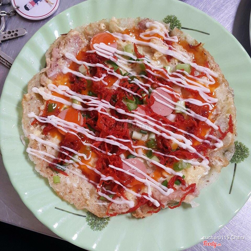 bánh tráng trứng