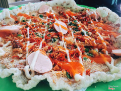 bánh tráng trứng