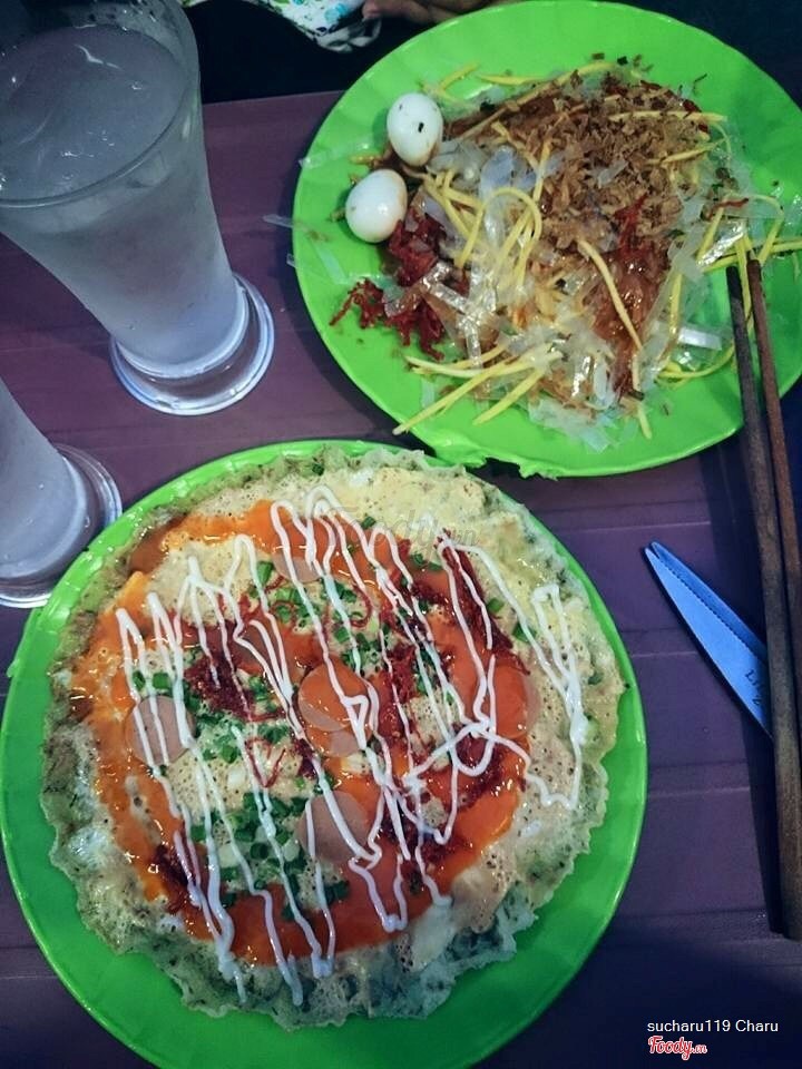 bánh tráng trứng