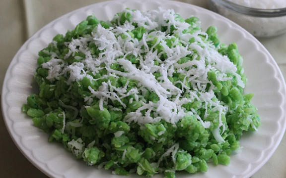 Cốm Dẹp Trộn Dừa