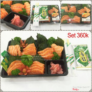 Sét Sashimi cá hồi 500gram