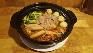 mì kim chi bò