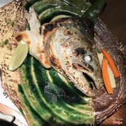 đầu cá hồi nướng