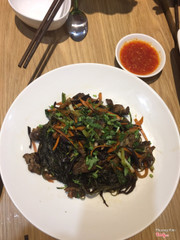 Miến xào lòng gà