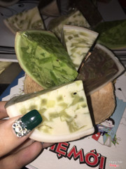 Bánh flan trái dừa 