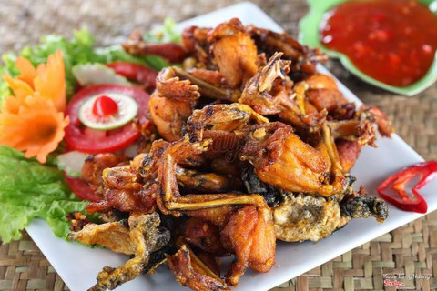 Ếch chiên giòn