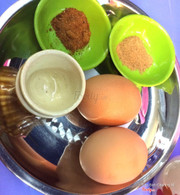 Trứng gà lòng đào 6k