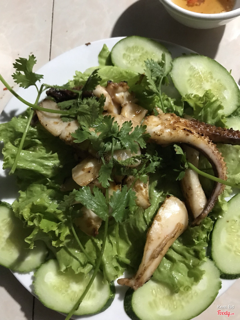 Mực nướng cay cay 