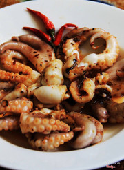 bạch tuộc nướng