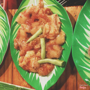ba chỉ nướng