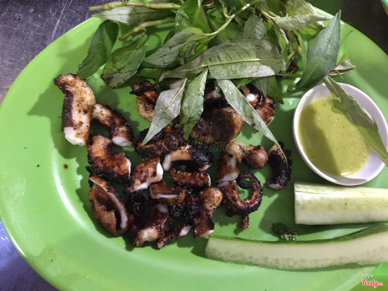 bạch tuộc nướng