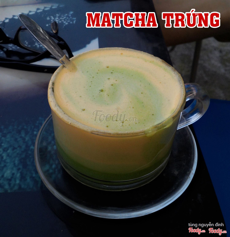 Món này rất lạ và ngon. Matcha trứng. I LIKE THIS