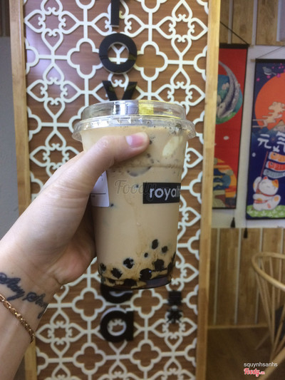 Trà sữa royaltea trân châu đen