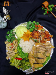 mẹt gà lên mâm với gà chiên mắm kiểu mới