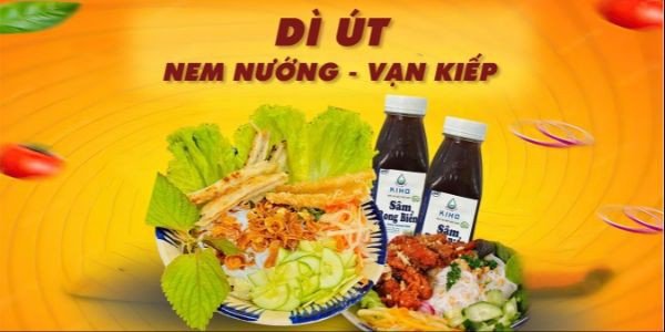 Tiệm Ăn Dì Út - Nem Nướng Ninh Hòa & Bánh Hỏi Thịt Nướng - Vạn Kiếp