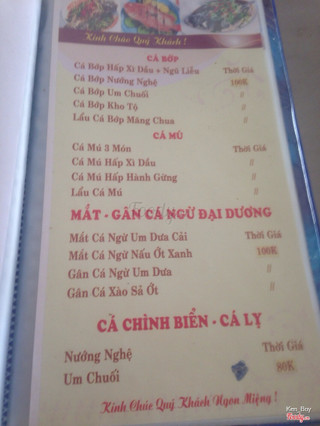 Hải sản biển mặn
