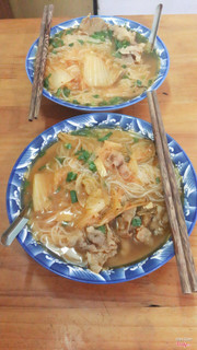 Bún kim chi bò mỹ