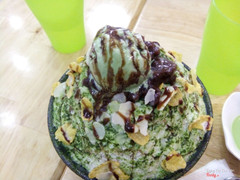 bingsu trà xanh