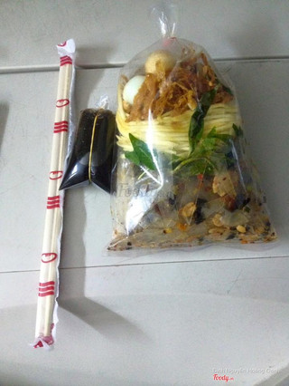 bánh tráng trộn