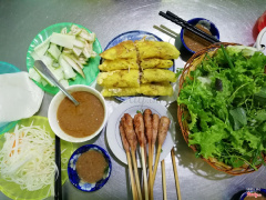 Bánh xèo + nem lụi