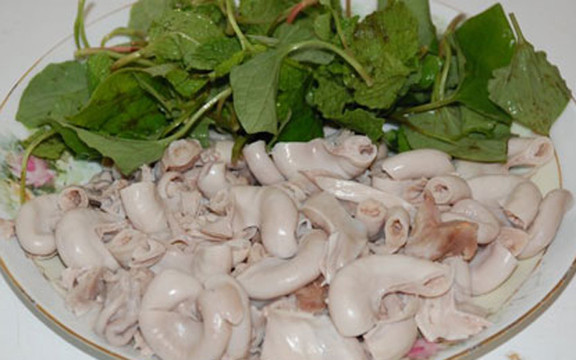 Lòng Lợn Tiết Canh