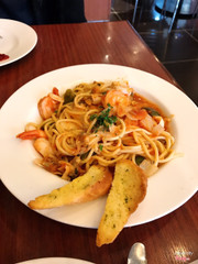 Spaghetti seafood