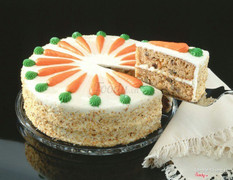 Carrot cream cake