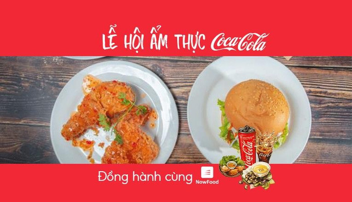 FoodFest - Super Chick - Gà Rán, Hamburger, Trà Đào & Trà Vải - Nowfood x Coca