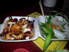 bạch tuộc nướng 50k/phần