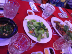 Rau + mắm kho quẹt