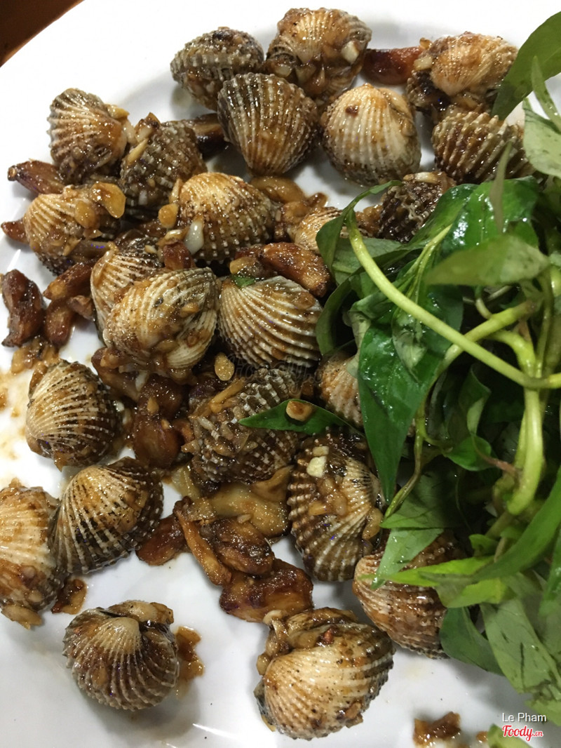 sò huyết cháy tỏi