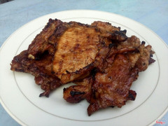 Sườn nướng không 25k/100gram