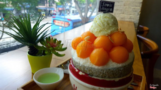 bingsu dưa lưới