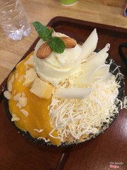 Bingsu phomai-đào