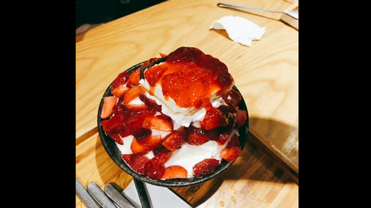 Bingsu ngon.