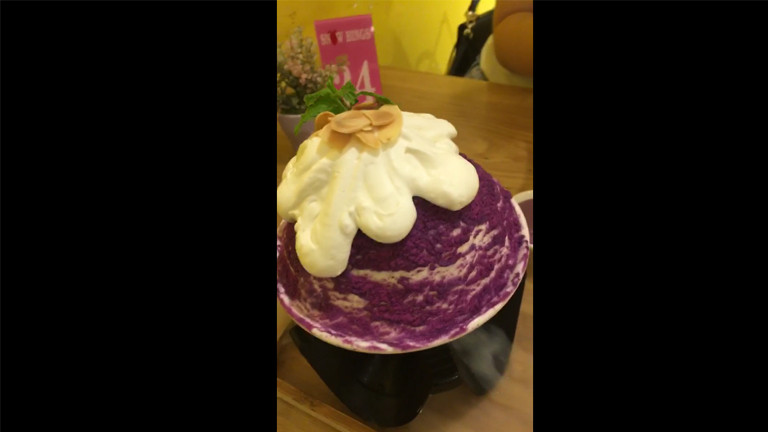 Bingsu Khói Khoai Lang Tím