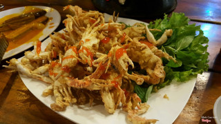 ghẹ sữa chiên giòn