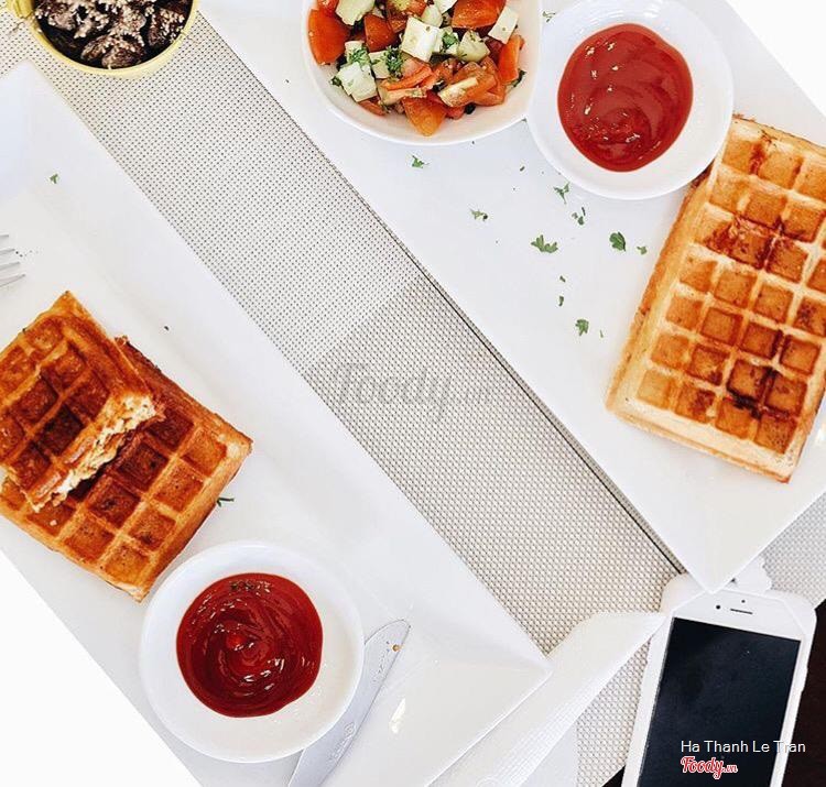 Chicken stuffed waffles & Tuna stuffed waffles