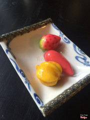 bánh đậu xanh trái cây