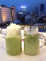 Greentea cream & greentea latte