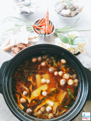 Lẩu măng tàu hủ ky 
Lẩu chay ngon Tân Bình