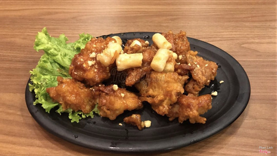 gà sốt mật ong