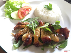 cơm gà nướng