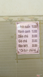 bảng giá