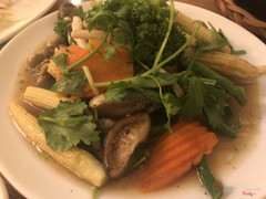 Lagim xào nấm tươi