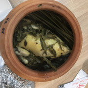gà hấp muối