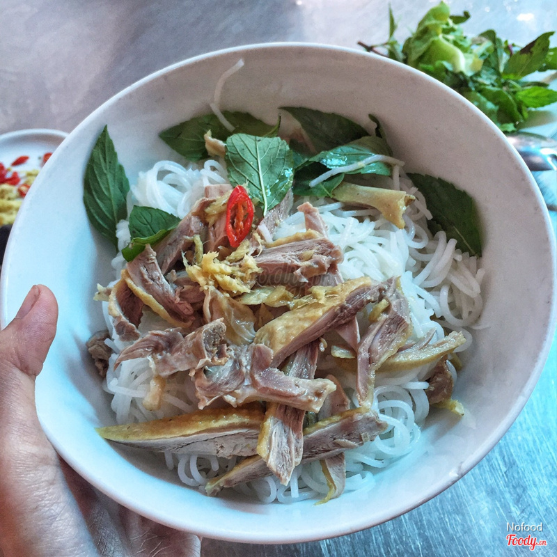 bún vịt trộn