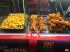 Gà rán và khoai