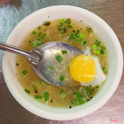 Canh trứng non